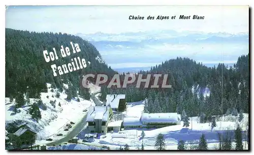 Cartes postales moderne Chaine des Alpes et Mont Blanc