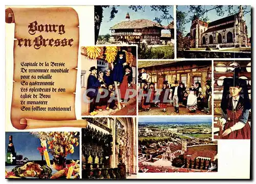 Cartes postales moderne Bourg en Bresse Capitale de la Bresse