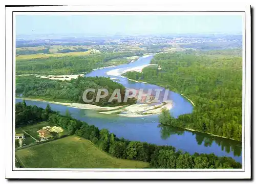 Cartes postales moderne Le confluent Ain Rhone