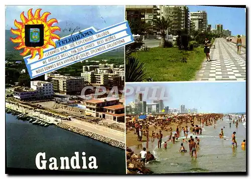 Cartes postales moderne Gandia Valencia Diversas aspectos