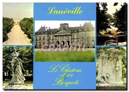 Cartes postales moderne Luneville France Promenade dans les bosquets du chateau