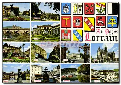 Cartes postales moderne Souvenir de Lorraine De gauche a droite et de haut en bas