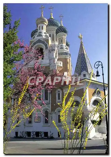 Moderne Karte Cathedrale Orthodoxe Russe de Nice