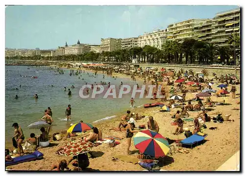 Cartes postales moderne Cannes La Croisette et ses Plages