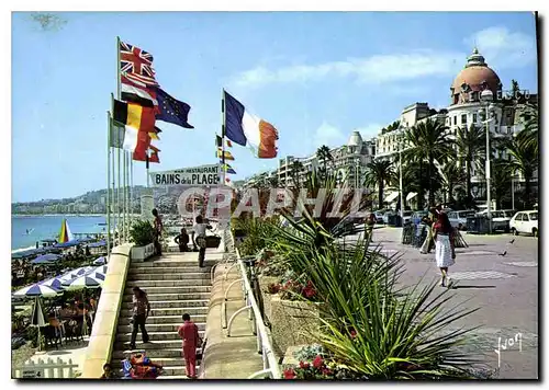 Cartes postales moderne Nice Alpes Maritimes Promenade des Anglais et l'Hotel Negresco