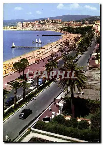 Cartes postales moderne Cannes AM La nouvelle Croisette et le Suquet