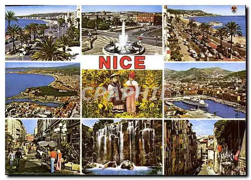 Cartes postales moderne Nice La Cote d'Azur Nice