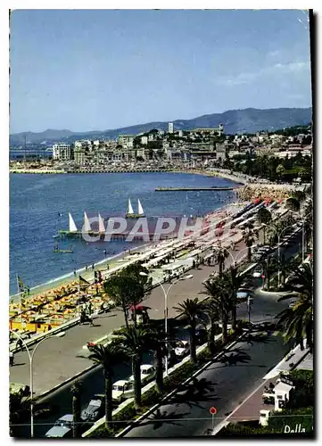 Cartes postales moderne Cannes AM La Promenade de la Croisette et le Suquet