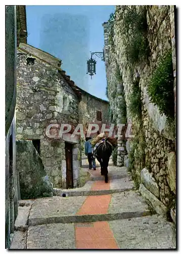 Moderne Karte La Cote d'Azur Vieux Village