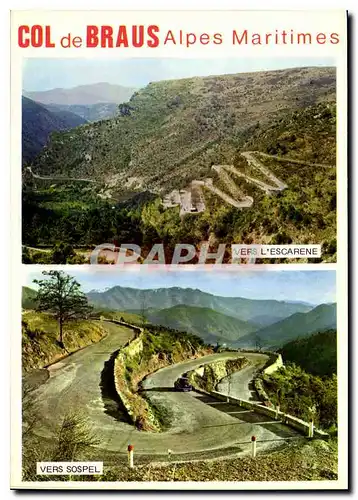 Cartes postales moderne Col de Braus Alpes Maritimes