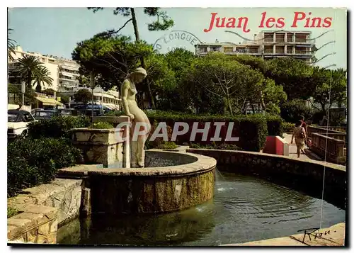 Cartes postales moderne La Cote d'Azur inoubliable Juan les Pins Dans les Nouveaux Jardins