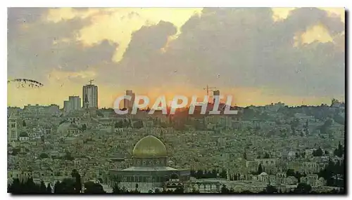 Cartes postales moderne Jerusalem la Citadelle la nuit