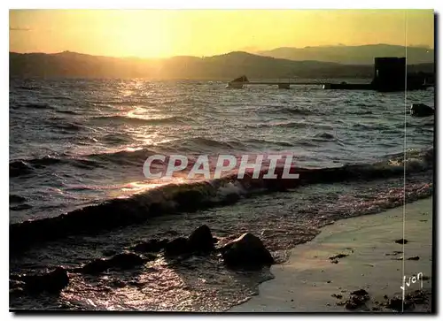 Cartes postales moderne Couleurs et lumiere de Frane la Cote d'Azur miracle de la nature Crepuscule en Mediterranee