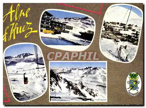 Cartes postales moderne Alpe d'Huez Olympique