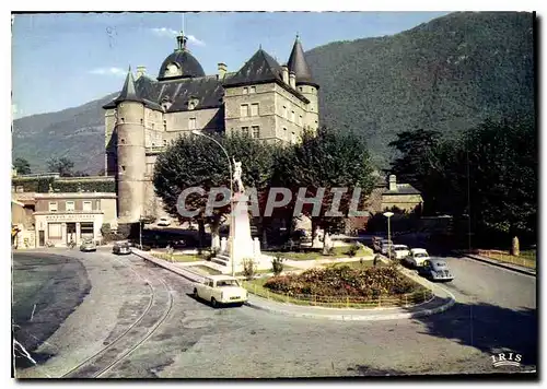 Moderne Karte Vizille Isere la Place et le Chateau le monument commemoratif de l'Assemble des Trois P\Orales d