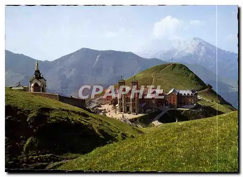 Cartes postales moderne Notre Dame de la Salette Isere la Bisilique et le Cimetiere