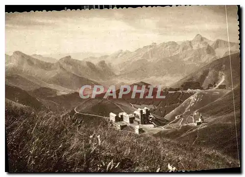 Cartes postales moderne Pelerinage de N D de la Salette le pelerinage de la Salette vu des pentes du Chantoux