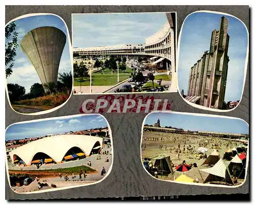 Cartes postales moderne Royan Cote de Beaute chateau d'eau de Saint Pierre le front de Mer l'Eglise Notre Dame le Marche