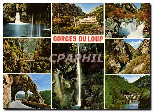 Cartes postales moderne Cote d'Azur les Gorges du Loup Circuit Pittoresque de l'arriere Pays