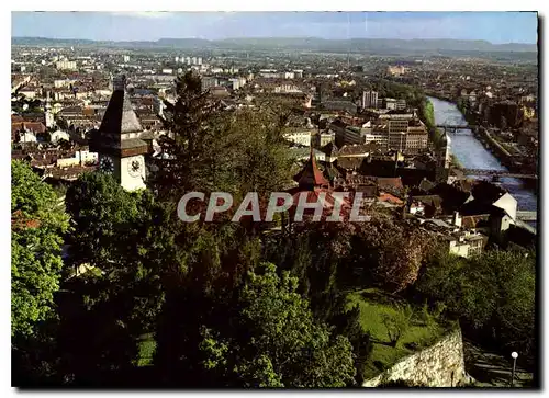 Moderne Karte Graz Sicht Vom Schlobberg