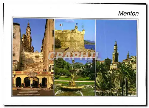 Cartes postales moderne Menton Alpes Mar