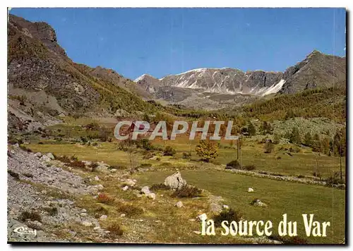 Cartes postales moderne Vallee du Haut Var le Col de la Cayolle Alp Mar la Source du Var