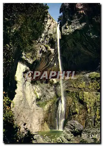 Moderne Karte Reflets de la Cote d'Azur Environs de Grasse A mmes dans les Gorges du Loup la cascade
