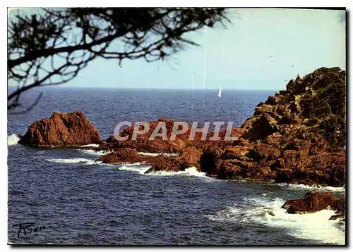 Cartes postales moderne La Cote d'Azur inoubliable la Corniche d'Or les Roches rouges du Trayas