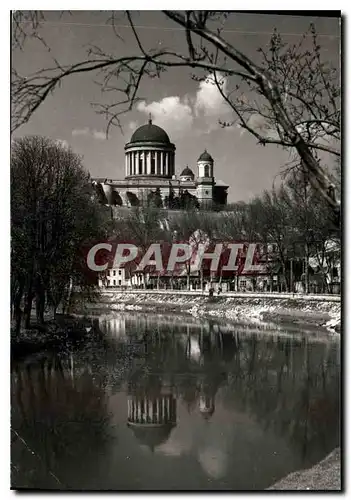 Cartes postales moderne Esztergom Arm of the Danube with Cathedral