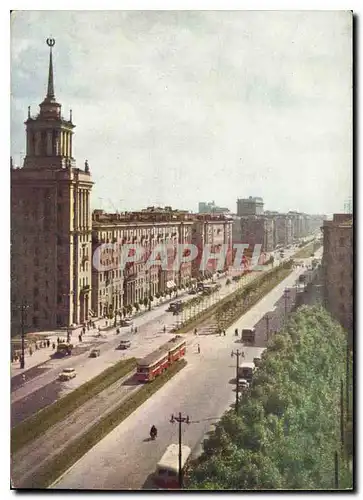 Moderne Karte Avenue de Moscou Russie Russia