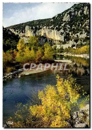 Moderne Karte L'Herault Pittoresque les Gorges de l'Herault en Automne