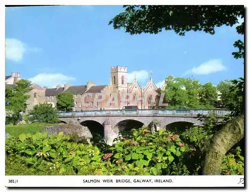 Cartes postales moderne Salmon Weir bridge Galway Ireland
