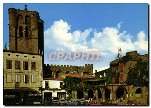 Cartes postales moderne Agde la Cathedrale et le Restaurant la Galiote