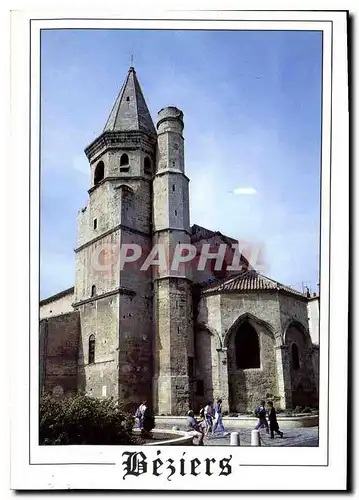 Moderne Karte Beziers Herault l'Eglise de la Madeleine