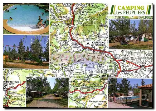 Cartes postales moderne Camping Caravaning Les Peupliers Cartels du Bosc