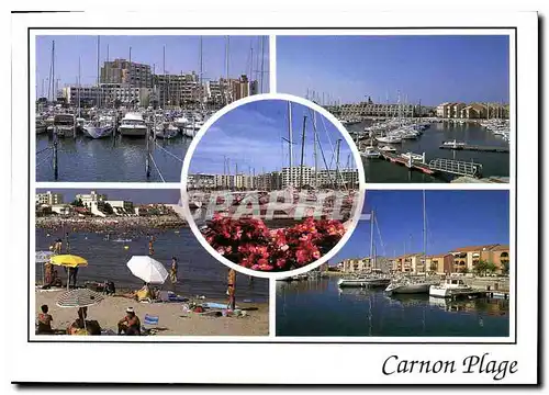 Cartes postales moderne Carnon Plage Herault entre mer et etang regards sur la station baineaire