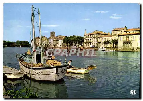 Moderne Karte Agde Herault le Port