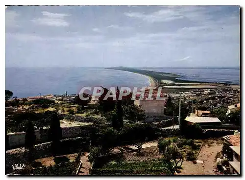 Moderne Karte Sete Herault vue panoramique de la Corniche