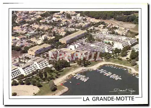 Moderne Karte La Grande Motte Quartier du ponant