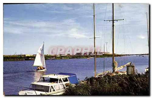 Cartes postales moderne Vacances sur la Cote d'Amethyste Valras Plage Herault le riviere et la Colonie de vacances Mer e