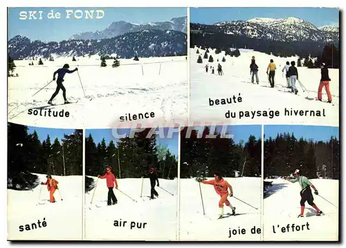 Moderne Karte Ski de Fond