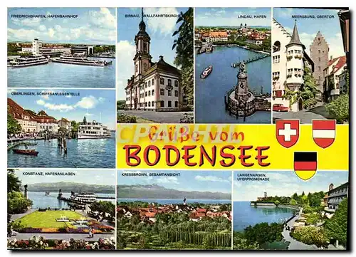 Moderne Karte Grube vom Bodensee