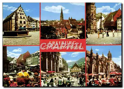 Cartes postales moderne Freiburg Munsterpeatz