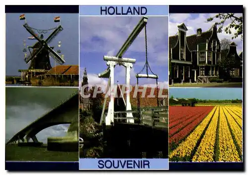 Moderne Karte Holland souvenir