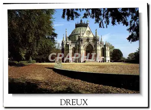 Moderne Karte Dreux Eure et loire la Chapelle Royale