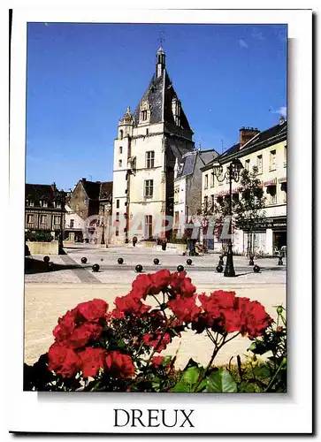 Cartes postales moderne Dreux Eure et loire le Veffroi et la Place Metzeau