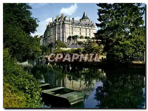 Moderne Karte Chateaudun Eure et Loire le Chateau XV XVi siecle et le Loir