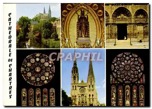 Cartes postales moderne Cathedrale de Chartres