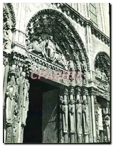 Cartes postales moderne Portail de N d de Chartres Photo Nestgen