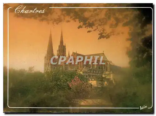 Cartes postales moderne Les Merveilles de Chartres Eure et Loir la Cathedrale XII siecle